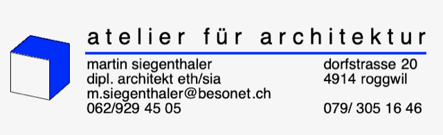 architekturbüro - logo - atelier für architektur - Roggwil BE